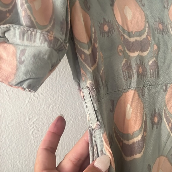 Anthropologie, Bombay Paisley button front dress, size XS - Picture 4 of 5